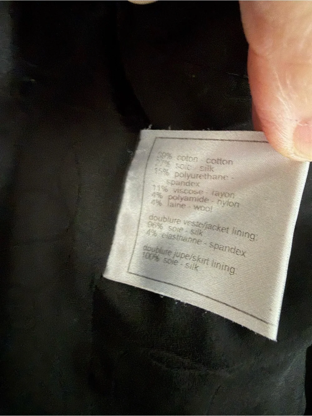 CHANEL Black Tweed Single-Button Suit Jacket